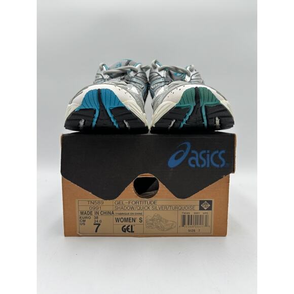 Asics GEL-FORTITUDE TN589 Women's NEW Vintage Running Shoe Gray US Size 7 NIB - Picture 11 of 11